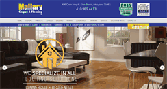 Desktop Screenshot of mallarycarpet.com